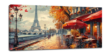 Large Eiffel Tower Wall 60"x30"