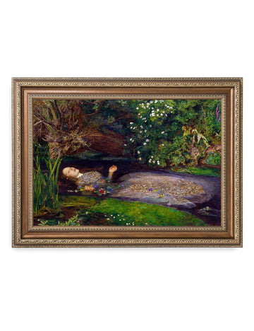 Ophelia Gold Framed Wall Art, 29x21