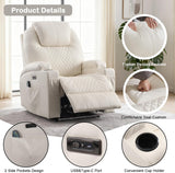 Power Recliner Chair with Heat and Massage for Adults