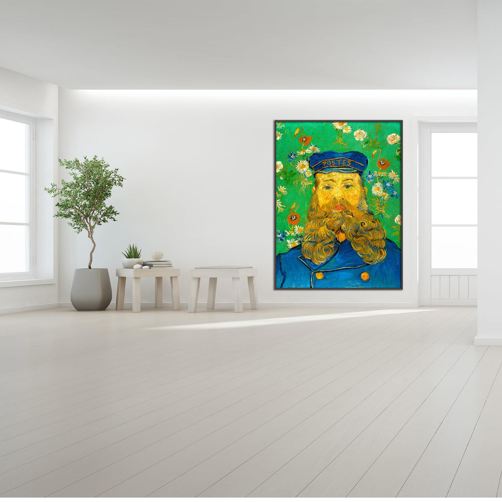 Vincent Van Gogh Canvas Wall Art - Portrait of Josephroulin Art Poster - Modern Art Portrait Print - Famous Oil