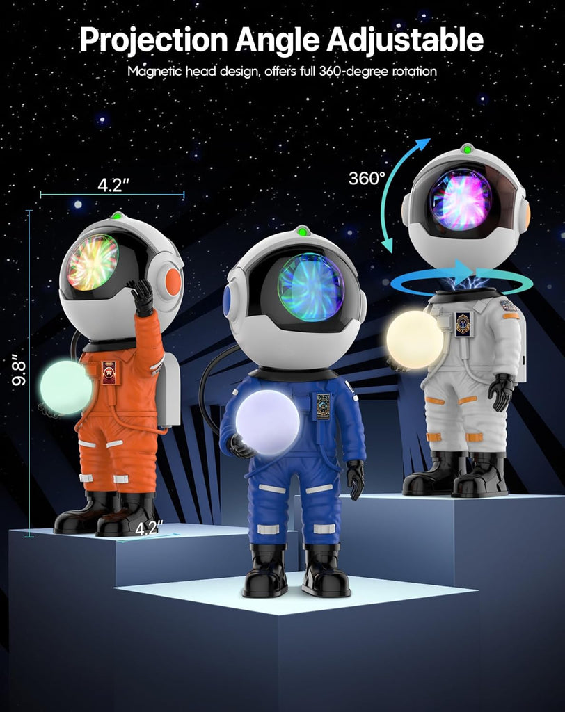 Astronaut Galaxy Projector, Star Projector Night Light for Kids