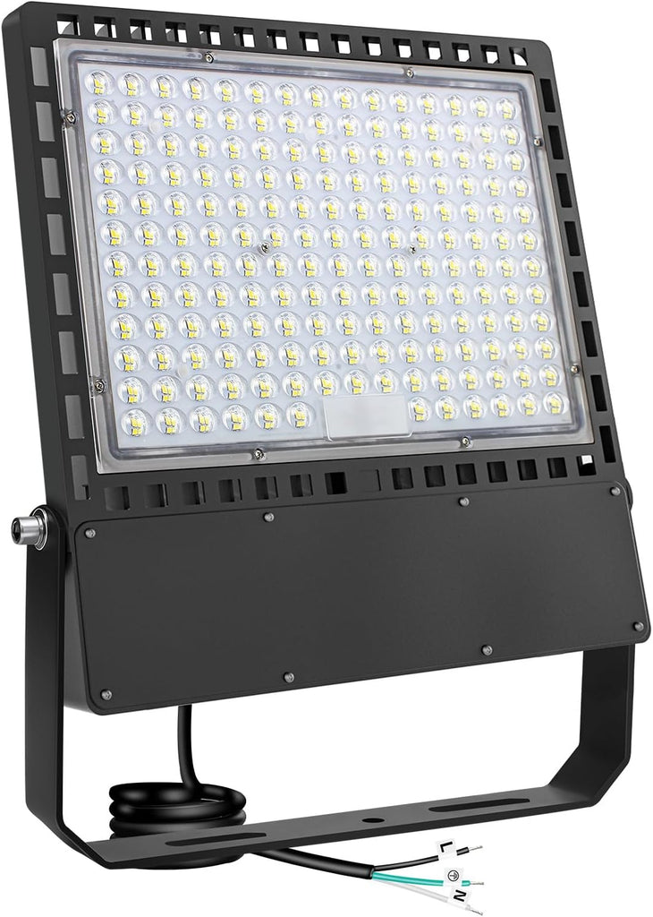 Flying Series Ultra 400W 60000LM LED Flood Light Outdoor, 100-277V 5000K White, IP67 Waterproof Stadium Lights for