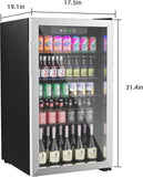 Compact Freestanding Beverage Refrigerator