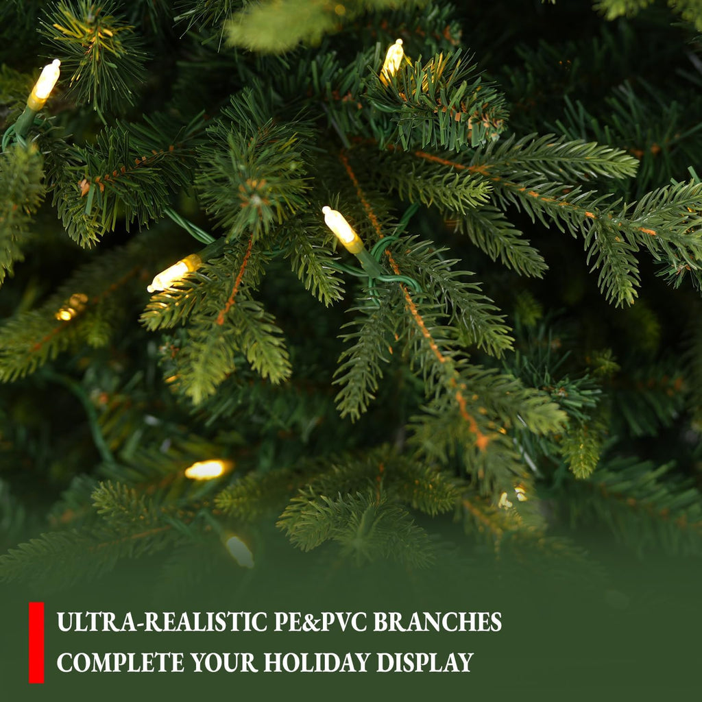Prelit Premium Christmas Tree with 850 Warm White LEDs