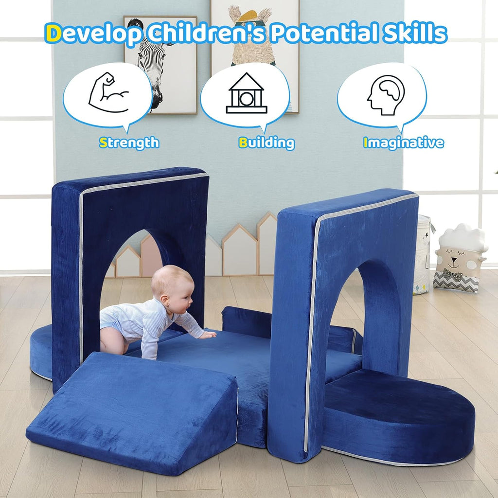 12PCS Modular Toddler Play Couch Kit