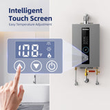Tankless Water Heater, Novieex On Demand Water Heater Natural Gas, Up to 4.3 GPM, 100