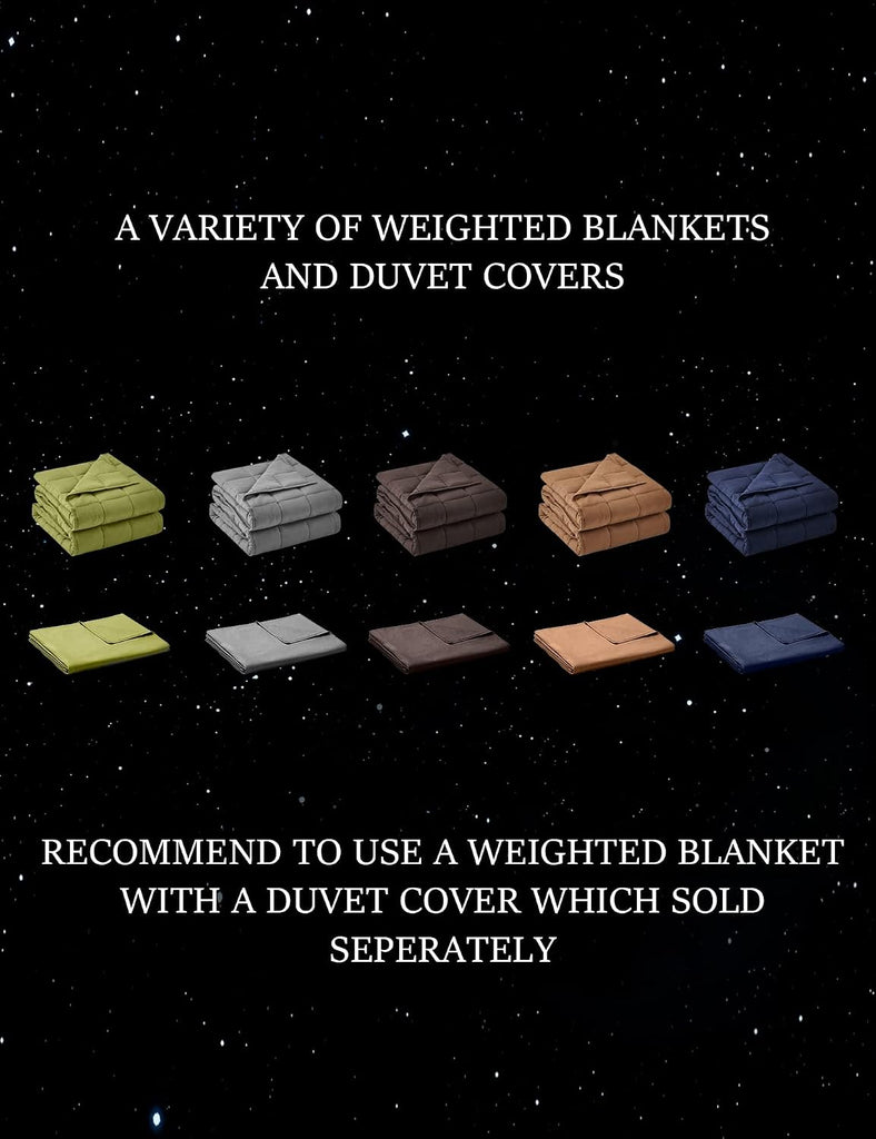 Weighted Blanket Heavy Blanket, Calm and Sleep, Premium Soft and Comfortable Material and Glass Beads (Dark Grey
