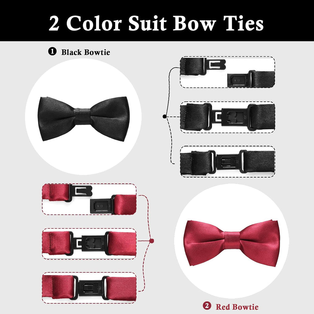 Boys Suit Set Slim Fit 4 Pieces Kid Prom Tuxedo Wedding Outfits