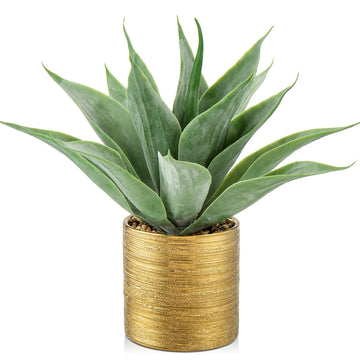 Large Faux Agave Plants Artificial Aloe Plant Fake Succulent Plants in Pot Realistic Agave Plant Artificial Potted