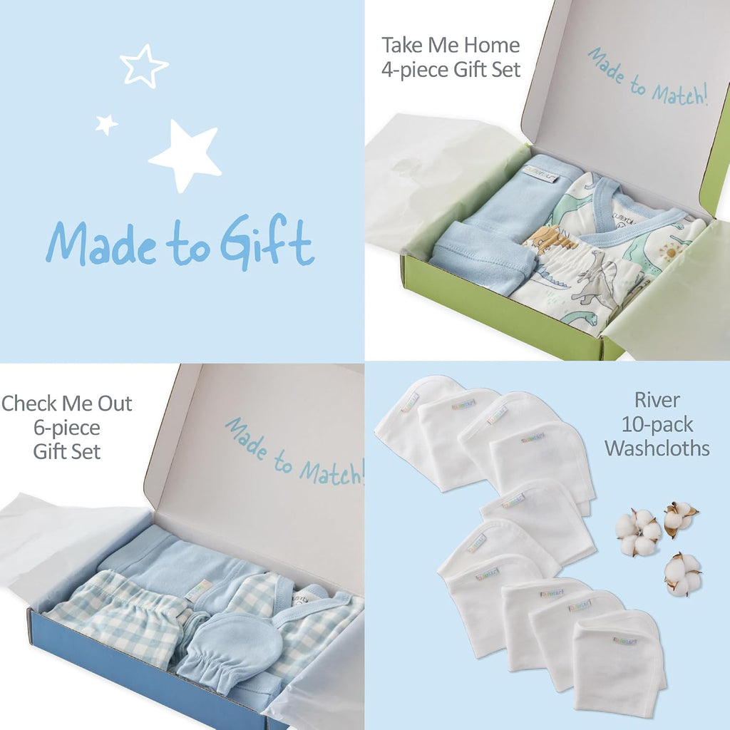 Sweet Beginnings Piece Baby Gift Set Cotton Clothing in Box
