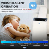 ARC-1230WN 14,000 BTU (12,000 BTU SACC) NEX Inverter Dual Hose Cooling Portable Air Conditioner, Dehumidifier