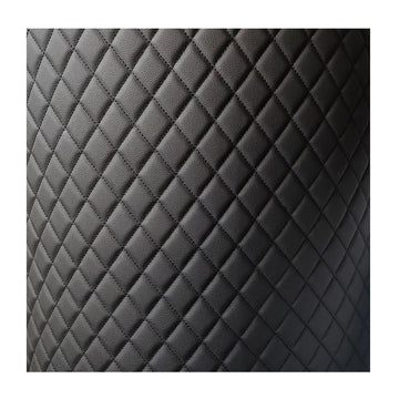 Quilted Faux Leather PVC Leather Fabric Waterproof Faux Leather Fabric Quilted Leather Diamond Stitch Padded Cushion