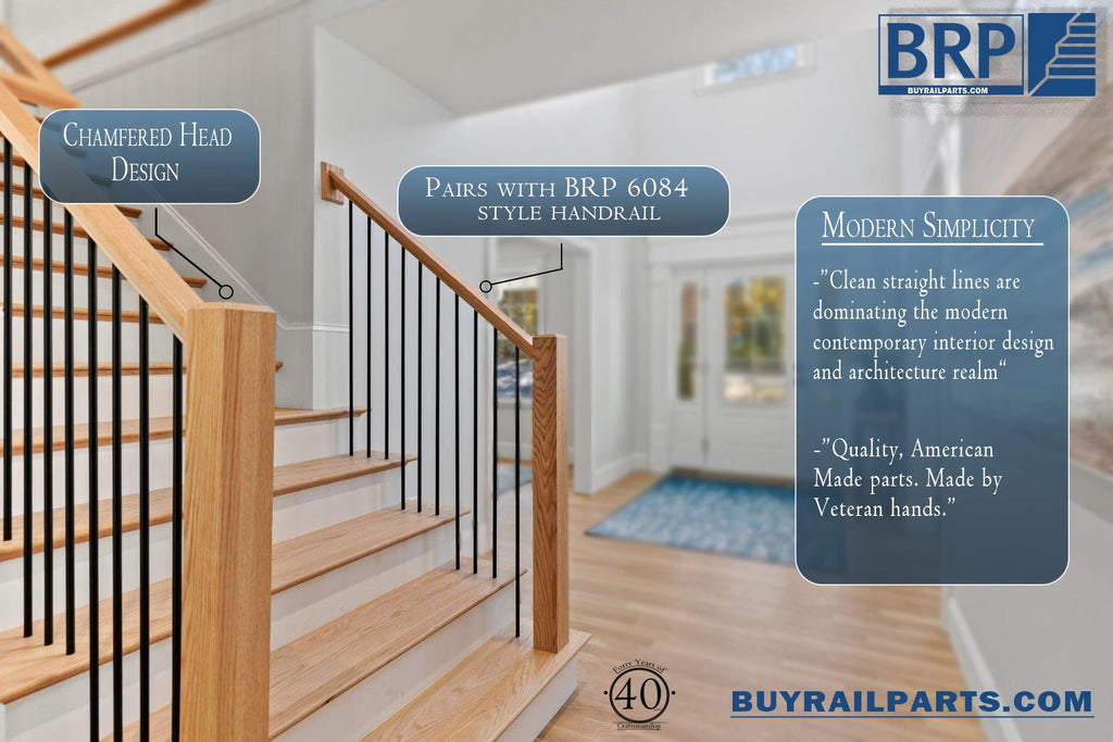 4003 Poplar Blank Newel Post - 3.5" x 60" Solid Hardwood Square Stair Newel Post - Modern Plain Style