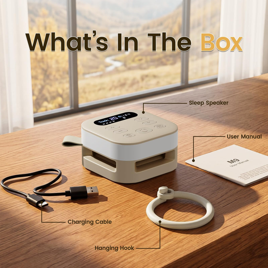 Sound White Noise Machine & Essentials for Baby & Adults -Putty
