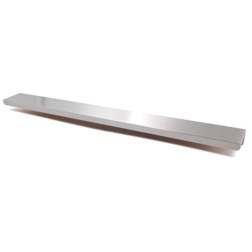 Cabinets Drawers Edge Pulls - 4-Pack, 12" Overall Length, Brushed Nickel, Concealed Tab Pulls Garage Cabinet Drawers