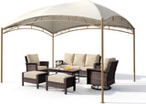10x13 Outdoor Gazebo, Sturdy Metal Frame Pergola for Patio,  - Image 8