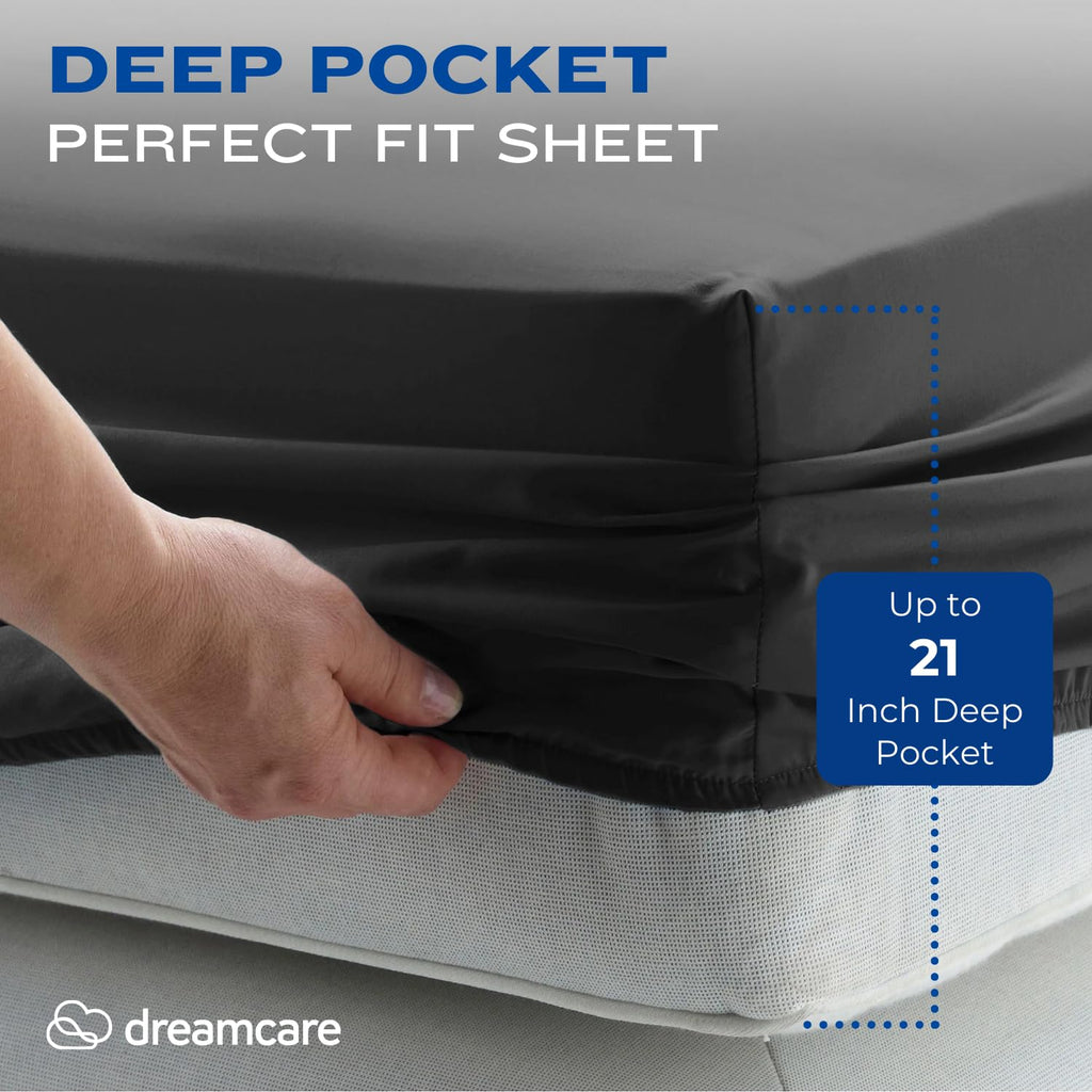 California King Sheet Sets - California King - Extra Deep - Gray