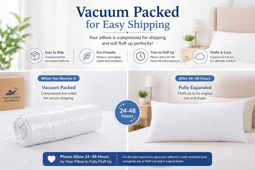 Body Pillow Insert 21"x54", Medium Support, Microfiber Fill | Ultra-soft microfiber fill provides medium support for