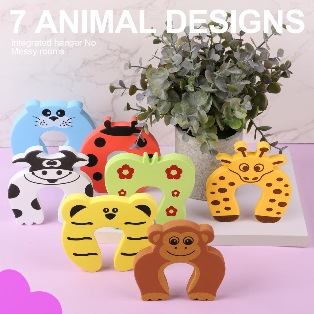Door Stoppers,7Pcs Baby Proofing Corner Protector