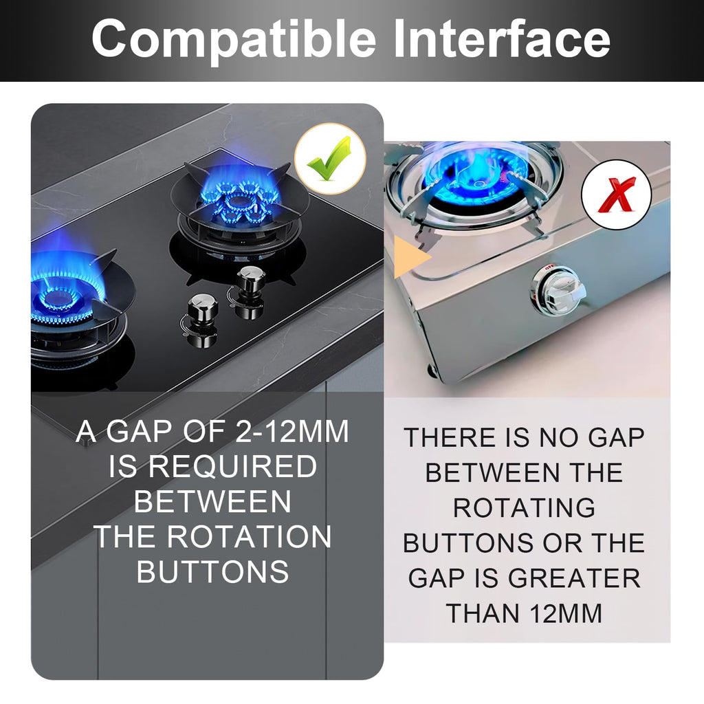 5 Pack Gas Stove Knob Locks, Childproof Silicone Safety Covers