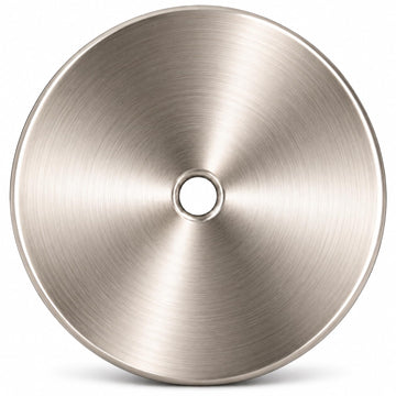 2.0" Nickel Backplates of Bifold Closet Cabinet Knobs
