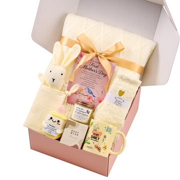 Mom Gift Basket - 9Pcs Postpartum Self Care Package for Mom To Be
