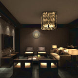 ANDSTAR 20 Inch Roman Numeral Wall Clock - Silent Non-Ticking Metal Frame with Glass Face, Battery Operated Vintage Decor for Living Room, Bedroom & Office (Antique Gold)