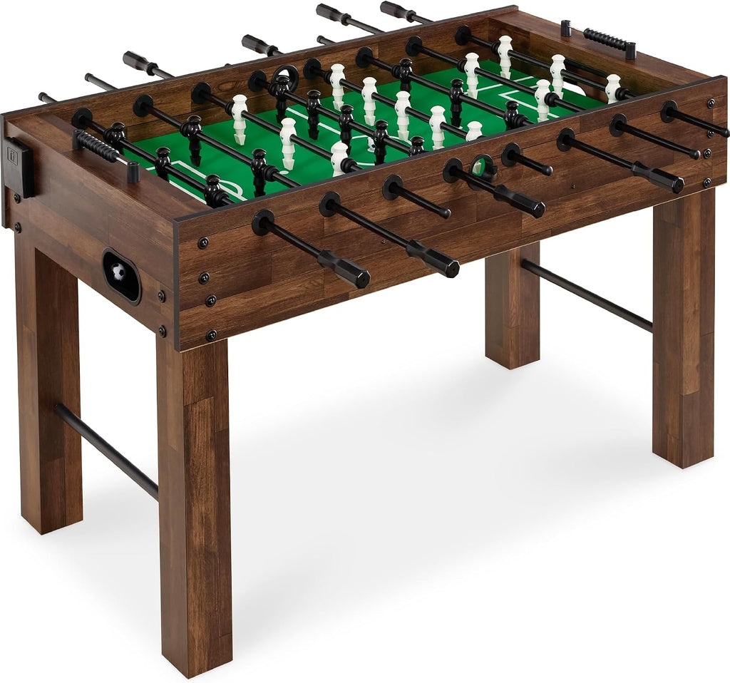 Full 54 Inch Regulation Foosball Table for Home, Game Room - Includes 2 Balls, 2 Cup Holders
