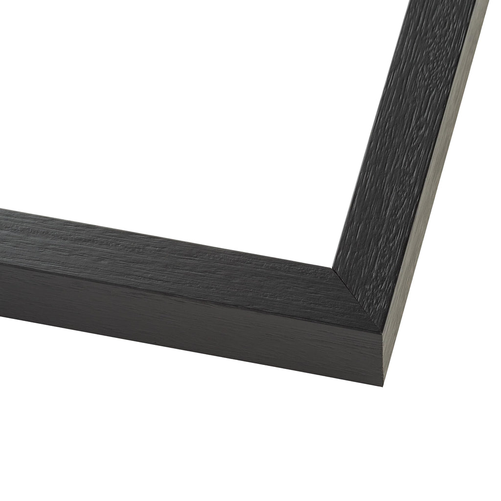 8x12 Shadow Box Frame Textured Black Wood | with a 3/4" Usable Display Depth | Includes a Royal Blue Real Suede