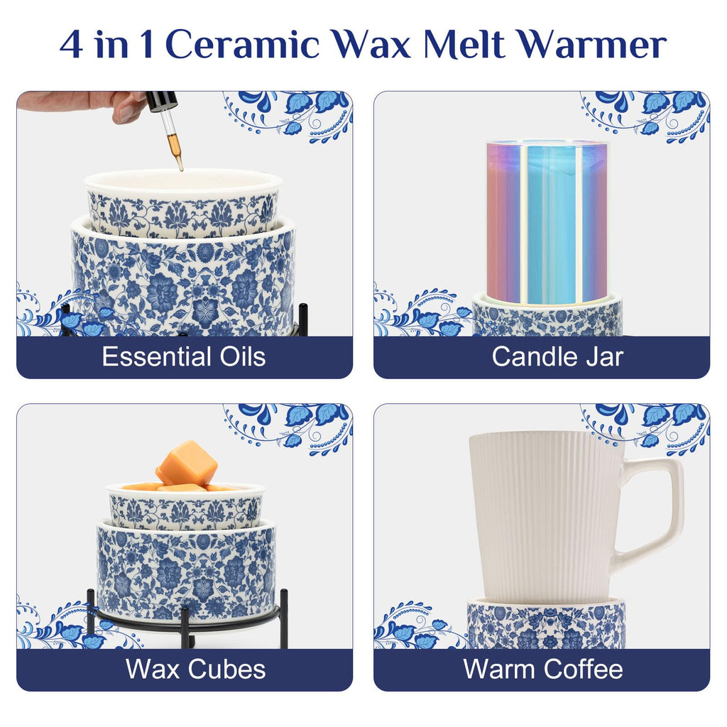 Ceramic Electric Wax Melt Warmer, Wax Warmer for Scented Wax