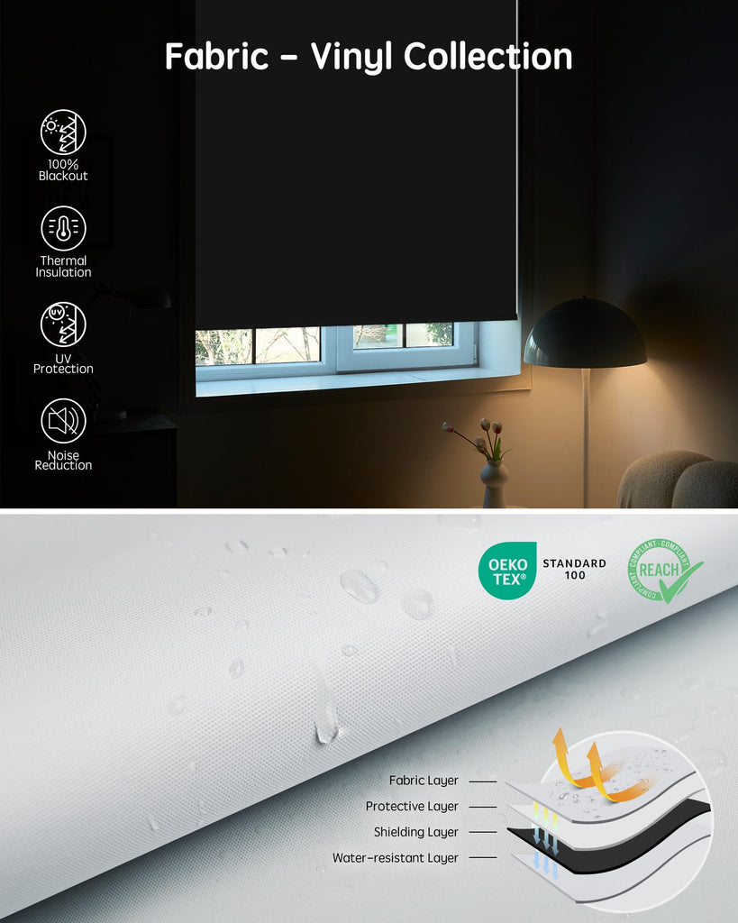 Motorized Blinds with Remote, Smart Blinds for Windows, Custom Size