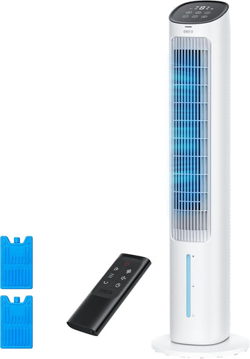 Portable Air Conditioners Fan, 40” Standing Fans that Blow Cold Air, Portable AC