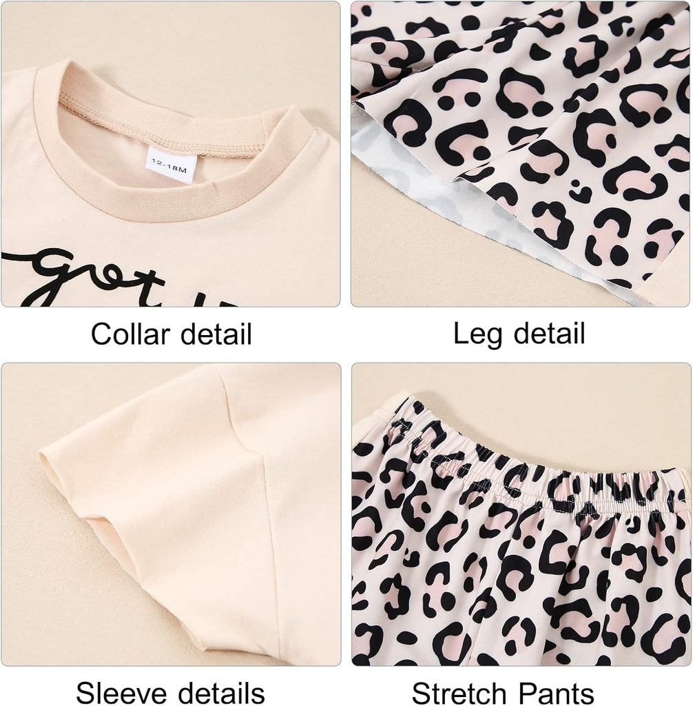 Toddler Baby Girl Clothes Short Sleeve Top+Shorts Summer Outfit