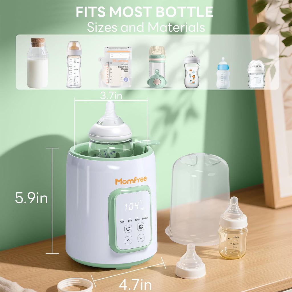 Bottle Warmer, 8-in-1 Fast Baby Bottle Warmer for Breastmilk and Formula,Milk Warmer with Accurate Temperature