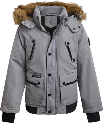 Boys Winter Coat - Heavyweight Insulated Water Resistant Ski Parka