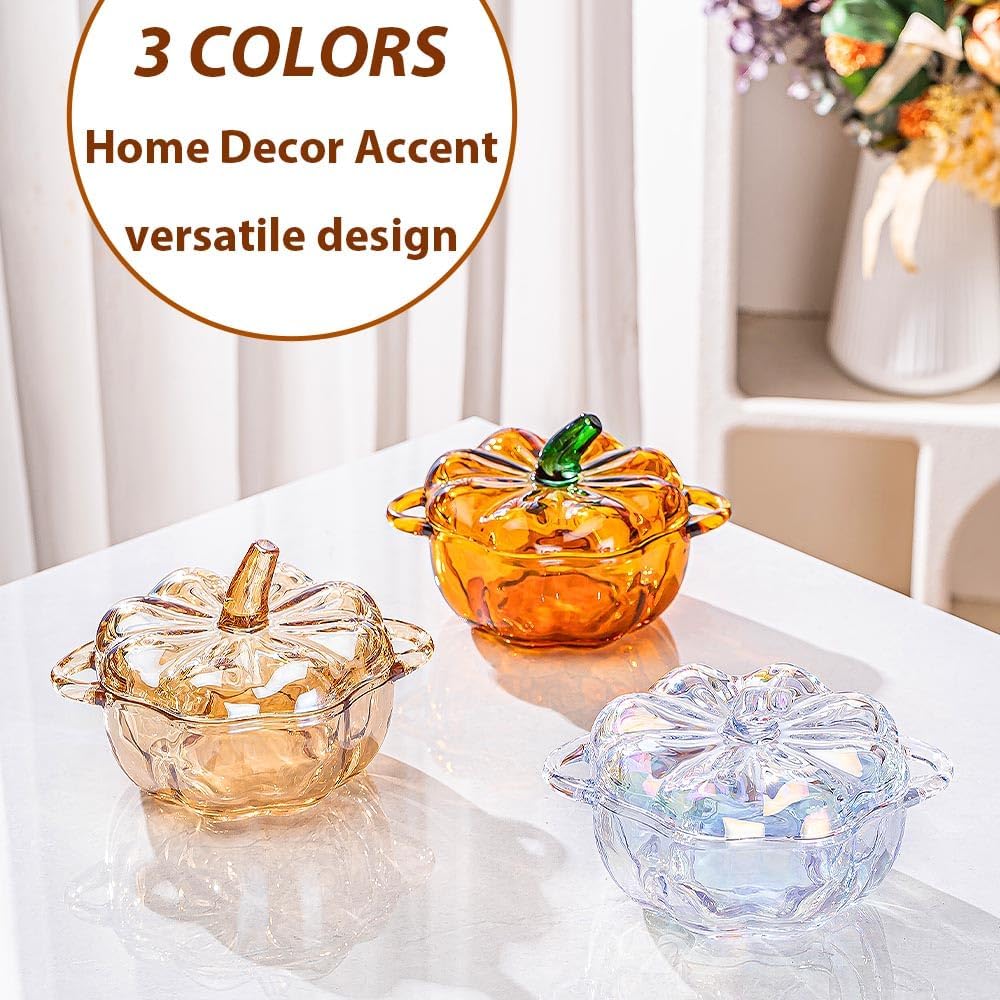 Crystal Glass Candy Jar with Lid,Glass Apothecary Jar Wedding Candy Buffet Jar Food Snack Bowl,Decorative Bowl Decor - Set of 100