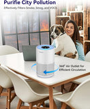 Air Purifiers for Bedroom Home Pets 1200 Ft², H13 True HEPA Air Filter Portable Air Purifier with 12