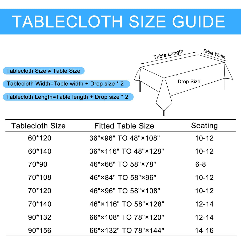 Beige Faux Linen Rectangle Tablecloth 60 x 120 Inch