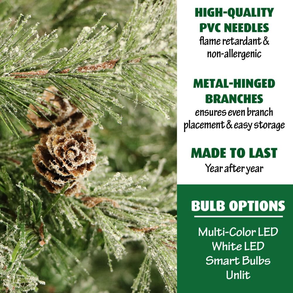 Ft. Buffalo Fir Slim Christmas Tree, Unlit, Decoration