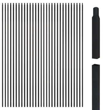 50 Pcs Wrought Iron Balusters, Iron Balusters for Staircase Interior