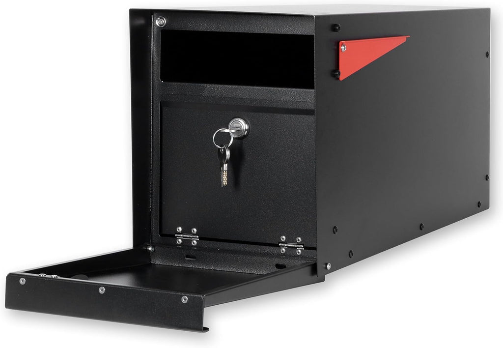 Locking Mailbox with Lock and Key Modern Mailboxes Post Mount