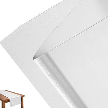 White Faux Leather Upholstery Fabric, Smooth Vinyl for Sewing