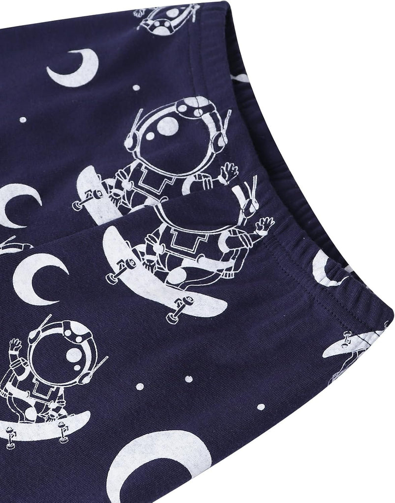 Boys Pajama Set, Piece Cotton Pajamas Short Summer PJs Kids Sleepwear