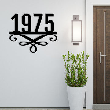 House Number for Outside Metal Address Numbers