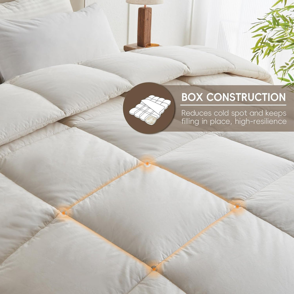 Goose Feather Down Fiber Comforter Full/Queen