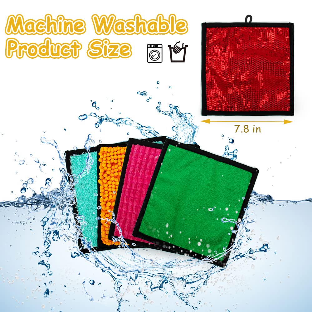 16 Set Sensory Mini Mats Assorted Textured Sensory Floor Tiles Sensory Wall