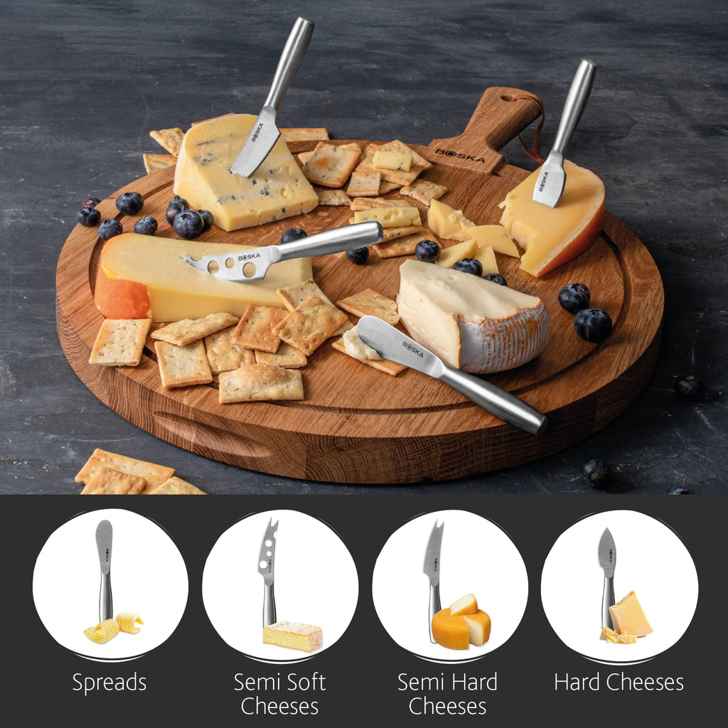 Cheese Knife Set Mini Copenhagen - 4 Stainless Steel Cheese Knives