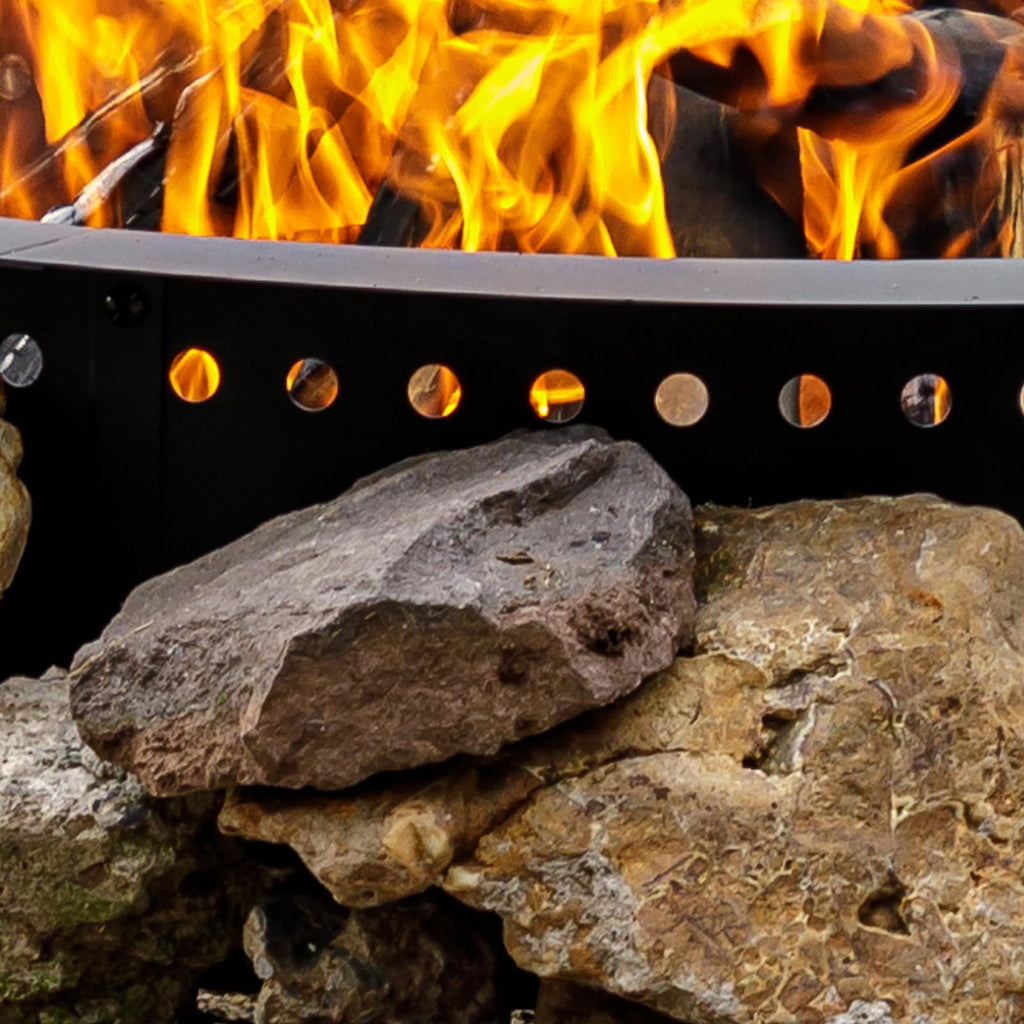 36 inch Round Fire Pit Ring, Heavy Duty Fire Ring