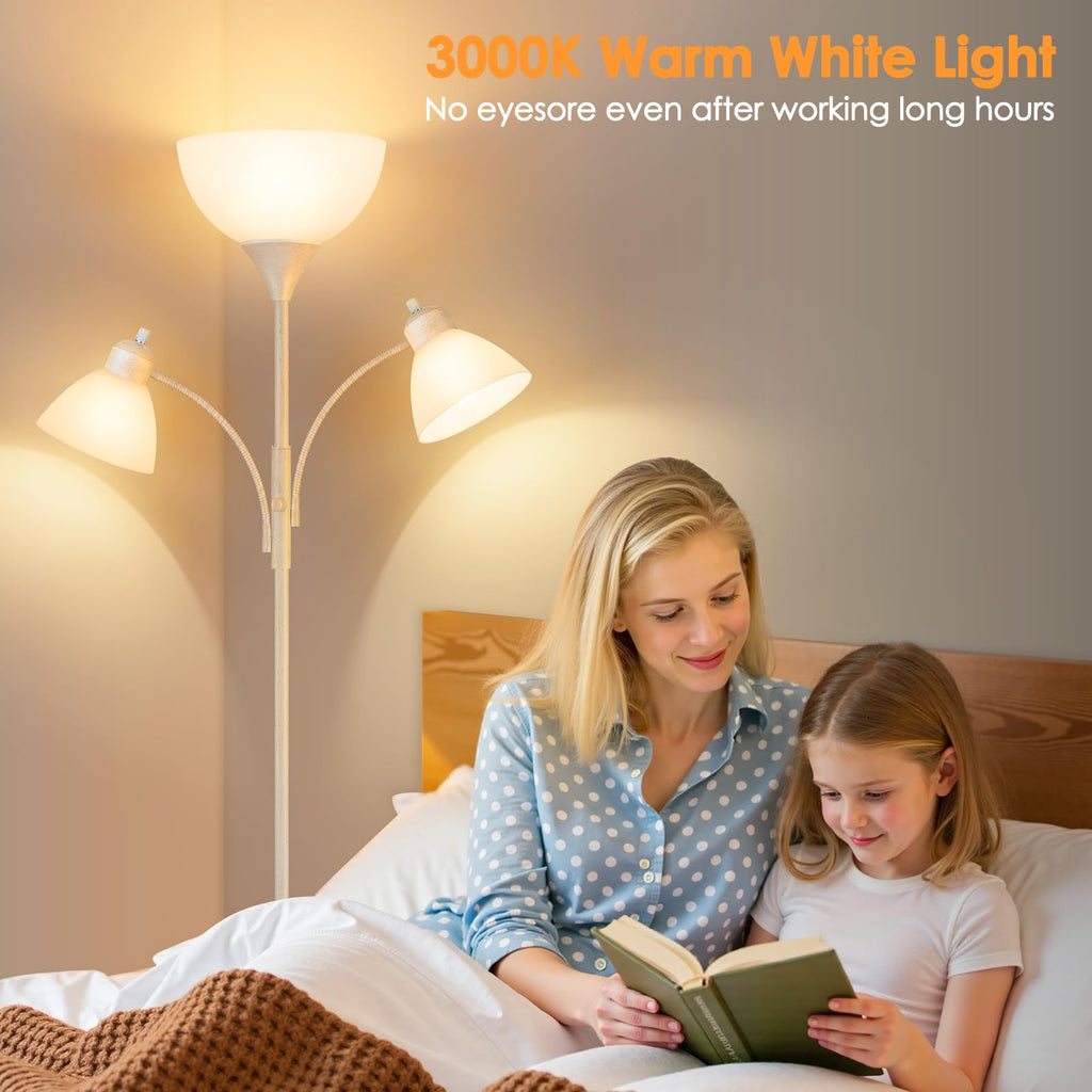 Torchiere Floor Lamps, 72" Dimmable Reading Lamp