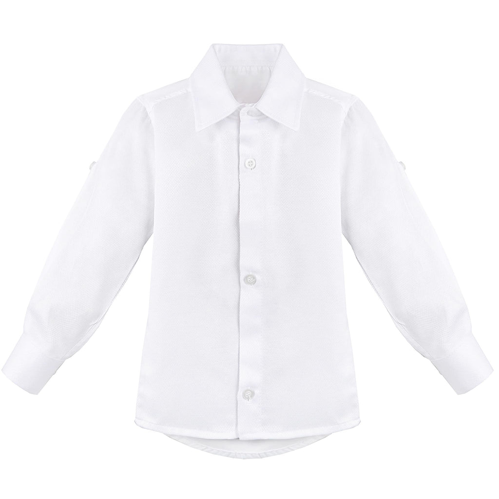 Boys Formal Suit 4 Piece Vest, Pants and Tie Dresswear Suit Set (, Beige)